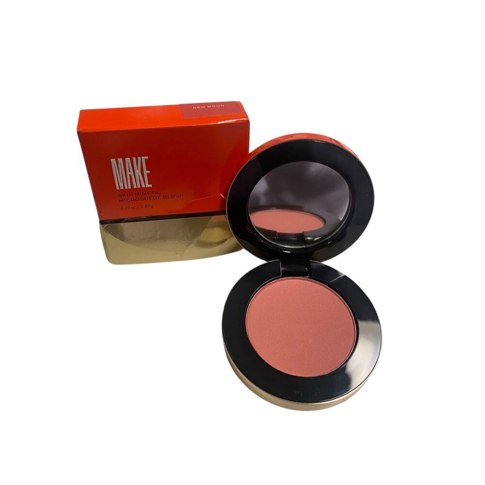 MAKE Skin Mimetic Microsuede Blush – New Moon (0.10 oz) New Imperfect‎ Box